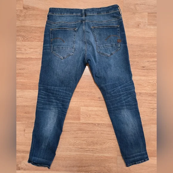 G-Star Raw D-Staq 3D Slim Men Jeans Size W36 L30 - Picture 6 of 13